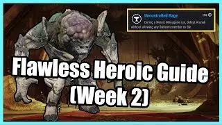 *UNCONTROLLED RAGE * Heroic Menagerie Flawless Guide Week 2 (Destiny 2)