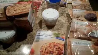Nutrisystem (Wal-Mart) 5 day meal plan