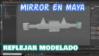 reflejar modelado en maya
