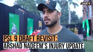 Arshad Iqbal shares his recovery & return on PSL 9 Draft | Zalmi TV