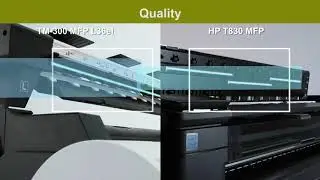 CANON TM300 MFP VS HP T830