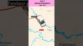 India's National Highway 2. #indianroads #roads #highways #nh2