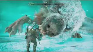 God of War Ragnarök_killing GARM in the silent clearing