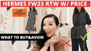 HERMES FALL WINTER 2023 READY TO WEAR PREVIEW W PRICE | What to buy what to avoid Hermes RTW