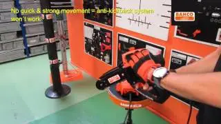 BCL131 BCL132 & BCL135 HOW TO TEST THE ANTI KICKBACK SYSTEM