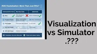 Is Rviz is visualization tool or simulator..? biggest Confusion for beginners 