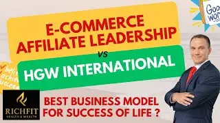 HGW, E-Commerce, Affiliate Leadership | Part 1 | #earningplatform #healthylifestyle #ecommerce 