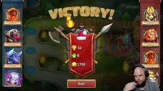 Fighting the BIG BOYS in Arena | Don't judge might by it's level | Castle Clash