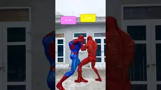 Spider-Man Punch | Spiderman transforms into Super Spider-Man and fights Venom #short #spiderman