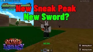 New Sword🫢 | New Sneak Peak | King Legacy Update 5.0