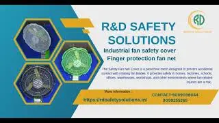 INDUSRTIAL FAN SAFETY NET COVER BY R&D SAFETY SOLUTIONS