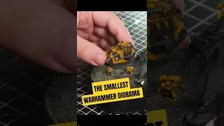 Создаём самую маленькую диораму Warhammer! #warhammer #warhammercommunity #spacemarines