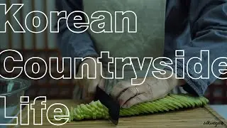 Making zucchini noodles (Aehobak Guksu: 애호박국수) | Korean countryside life [eng]