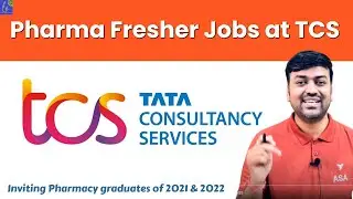 Pharma Fresher Jobs at TCS BPS Tata Consultancy Services || Pharmacy Fresher Jobs Update Gandhinagar