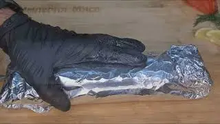 Форель в лаваше пожаренная на мангале