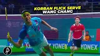 Flick Serve Wang Chang Emang Edan..!, Servis Kevin Sanjaya Kalah