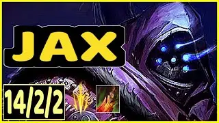 JAX VS LEE SIN - 14/2/2 KDA TOP GAMEPLAY EMERALD II
