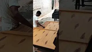 Fiber Polish Design On Box Khat By Painter Amazing Skill #furniture #design #pupolish #fiber#palish