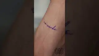 &ldquo;No Words&rdquo; Matching Ankle Tattoos | Couple Inked by David & Raa at Apollo Studio
