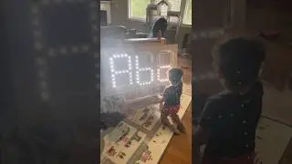 Fun and Simple kids 3 letter and number digital display #diy #fun #frugalhacks