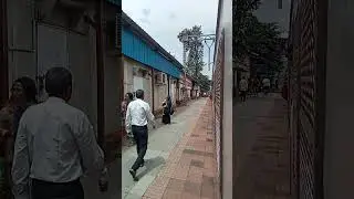 vangani train 🚉 se Mumbai local 🚂🚃🚃🚃 nikalte view with platform public view #shorts