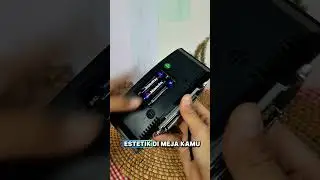 jam meja digital melengkung