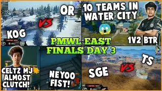 JONATHAN 1v2 BTR,Neyoo Fist RCS!|10 teams in WATER CITY|OR vs KOG|Celtz MJ almost clutch|PMWL Finals