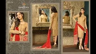 Asim Jofa Luxury Premium Eid Dresses Collection 2016 2017