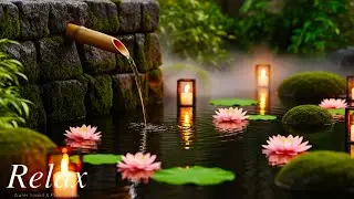 Soothing Ambient Music + Peaceful River Scene + Natural Water Flow + Stress Relief & Sleep 🌿🌊