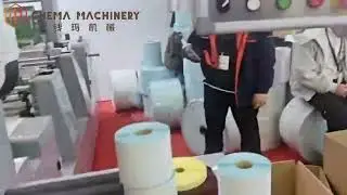 Automatic Non-Stop 3 Spindle Rewinder MachineDesigned for high precision, and continuous production.