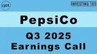 PepsiCo Q3 2025 Earnings Call | Q3 2025 Earnings Conference Call | Q3 2025 Results
