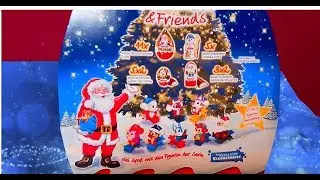 Адвент Календарь Kinder Surprise учим цифры от 1 до 24 вместе с рождественскими сюрпризами