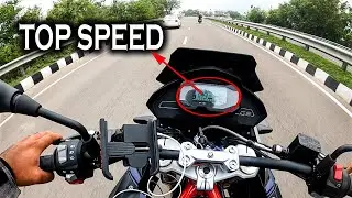 BMW G 310 GS TOP SPEED | REVIEW WHILE RIDING 🔥