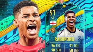 THE MODERN DAY ROLE MODEL! 😇 91 MOMENTS RASHFORD PLAYER REVIEW! - FIFA 20 Ultimate Team