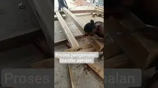 membuat joglo mmengemal blandar #viral