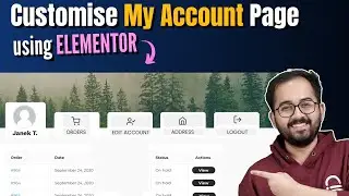 Используйте Elementor для настройки страницы «Моя учетная запись» WooCommerce