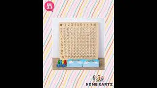 Transform Your Child's Math Skills with the Wooden Montessori Board | Educational Toys