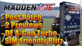 Советы по Madden 16 | DE A Gap Nano Turbo Blitz | Читы и глюки после патча