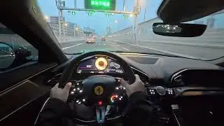 2024Ferrari FUV V12 POV Drive with me!listen to enjoy the calm of life.#car #auto #POV #ferrari