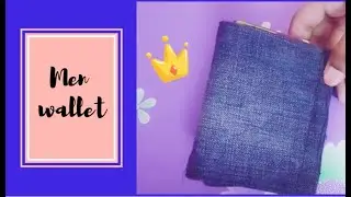 Men Wallet Making At Home/Handmade Purse Men Wallet Old Jeans Recycle