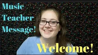 Welcome to Music Teacher Message