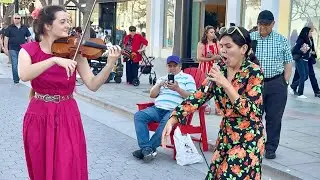 She ASKED me If I know O SOLE MÍO | violin& singing cover