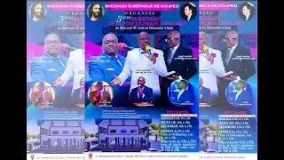 PASTEUR LEONARD KAYUMBI BEYA    CINQUIEME JOUR DE POSE DE LA PIERRE ANGULAIRE