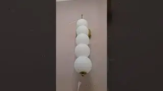 Modern Bubble Chain Wall Lamp with Adjustable Color Temperature #bubblelamp #wallsconce #HomeDecor