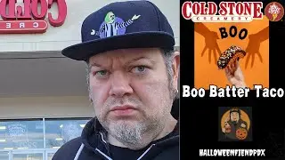 Cold Stone Creamery Boo Batter Taco