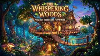 Animation Cartoon Movie in Hindi Dubbed 2025  🌳✨ Magical Treehouse Adventure The Whispering Woods ✨🌳