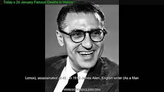 Today s 24 January Famous Deaths in History