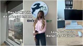 Blasian Law Student Interns at a Law Firm in Thailand | Day in My Life