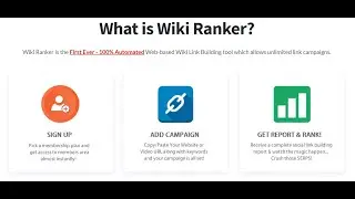 Wiki Ranker   The #1 Wiki Link Building Software