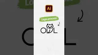 How to design clever OWL logo | Adobe illustrator tutorial #logotutorial  #logodesign